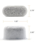 Dimensions of charcoal water filter from 12 Pack Charcoal Coffee Maker Water Filters Replacement Set That Boosts Flavor And Purity Keeps