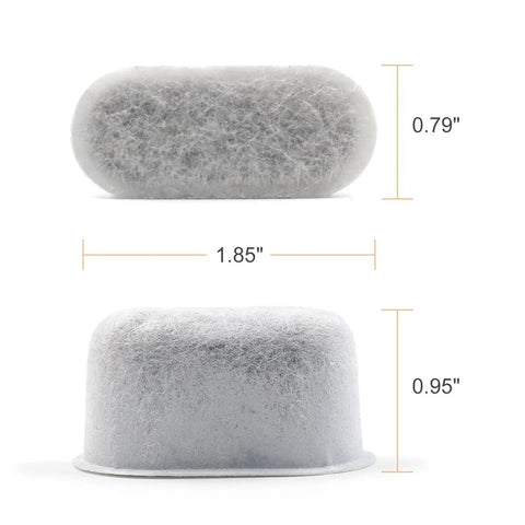 Dimensions of charcoal water filter from 12 Pack Charcoal Coffee Maker Water Filters Replacement Set That Boosts Flavor And Purity Keeps