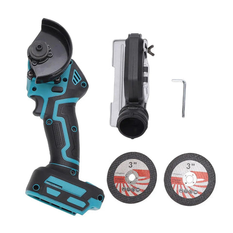 800W Compact Cordless Circular Saw With Brushless Motor, 3-Inch Blade, 19,000 RPM, On-Site Pro-Grade Cutting Tool For Welders And Pros, Cuts Metal Wood Stone Plastic, Lightweight And Efficient, Keeps Worksite Clean, with 3-inch blades