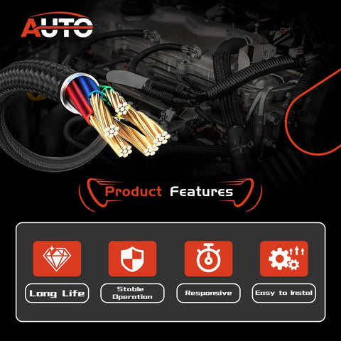 Five Wire Mass Air Flow MAF Harness Extension Sensor Connector Fits LS1 LS2 Corvette And 4.8L 5.3L 6.0L V8 Engines PT1274 Part Number