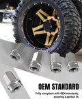 Ford 14x1.5 Chrome Lug Nuts 32 Pack For 2017 2024 F250 F350 Replacement HCPZ 1012 A B Wheel Accessories Set