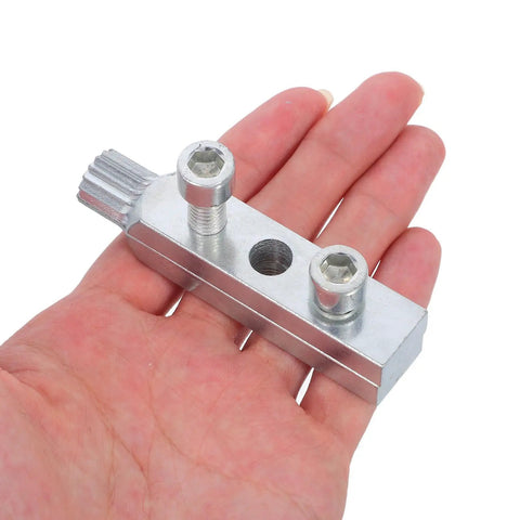 Heavy Duty Broken Bolt Extractor Kit For Home And Garage Use Includes Precision Steel Extractor Tools To Remove Stuck Screws, Bolts, And Faucet Threads With No Damage Or Hassle Using Universal Fits, silver steel extractor shown in hand