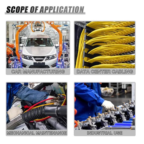 200 Piece Car Wire Loom Clips Kit With 15 Sizes Push Mount Cable Tie Assortment applications in car manufacturing and industrial use