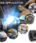Single Split Shaft Collar Set With 12 mm Bore And 28 mm Outer Diameter 11 mm Thick Carbon Steel Locking Collar Clamp shown in use