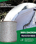 Beefy Heavy-Duty PolyDac Rope For Industrial Fall Protection And Outdoor Gear, featuring Dacron polyester by tent.