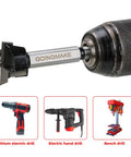 Heavy Duty 2 Pack 35mm Carbide Tipped Hinge Drill Bits For Concealed Cabinet Jigs Make Clean Woodworking Holes Every Time with drill.