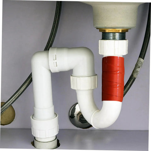 Heavy Duty Water Leak Repair Tape Roll For Duct Tape Hose Sealant And Electrical Wire Wrapping Red Stop Leak Rubber Adhesive Tape on pipe