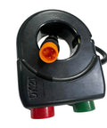 Ride Ready 22mm Handlebar Horn Switch For E Bikes And Scooters Easy Install 3 Pin Light Button with red and green buttons