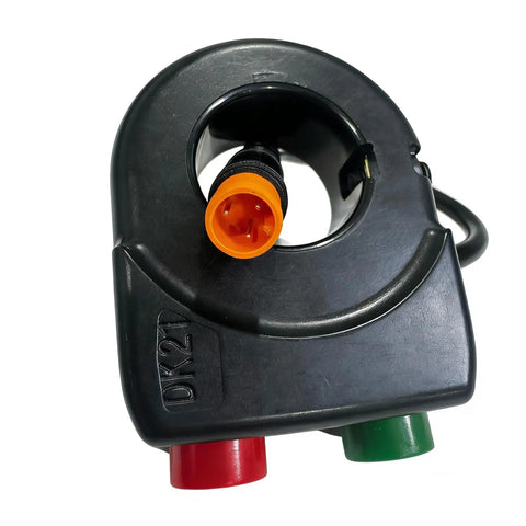 Ride Ready 22mm Handlebar Horn Switch For E Bikes And Scooters Easy Install 3 Pin Light Button with red and green buttons