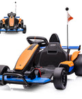 Licensed McLaren Electric Go Kart For Kids With Drift Pedal, 400W dual motors, 10Ah battery, realistic engine sounds, LED lights