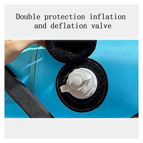 Inflatable Wind Foil Wing For Windsurfing And Kite Surfing, Dope Durable Tear-Resistant Nylon shown with deflation valve