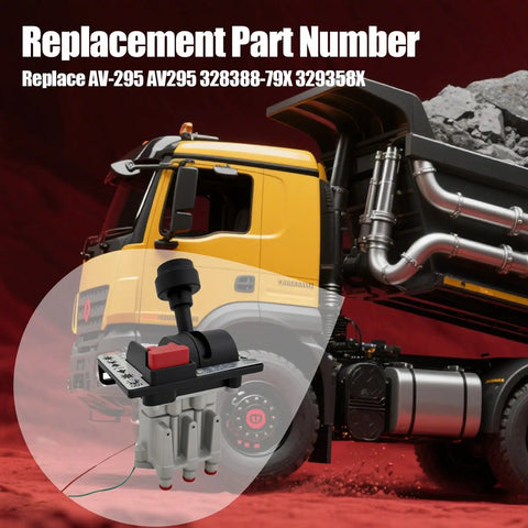 PTO Control Valve Kit For Dump Truck Dump Pump With Kickout, Air Shift Dual Valve, Replacement AV295 32838879X 329358X