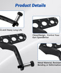 Heavy Duty Pedal Kit With Cleat For Universal Go Kart Built To Last Fit Predator 196cc 212cc metal pedals with bolts close-up