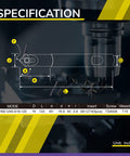 Front view of SPEED TIGER NC Spot Set with 16 mm insert shank, 120 mm length, holder and SE12T4 inserts.