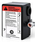 Replacement Air Compressor Pressure Switch 145 And 175 Psi For TS4N5 2340L5 2340N5 2340D5 5HP Single Phase Units With Built In Unloader Valve