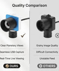 Comparison of Real Time Telescope Eyepiece Camera For Astrophotography No Fuss 1.25 Inch USB Digital Camera with other camera