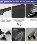 Comparison of Three Tier Shoe Rack For Closet Front Door Entryway And Garage components with strong steel frame and fabric.