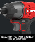 Pro Grade Garage Ready 20v Max Cordless Power Tool Combo featuring a Quarter Inch Impact Driver for heavy fasteners.