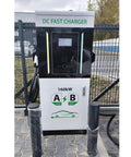 Heavy Duty Commercial DC EV Charger With Lightning Fast Charging And Plug And Play Setup For Fleets Highway Stops Built Tough With Remote Platform Monitoring Hella Durable Top Shelf Power Delivery, 160kW dual gun station.