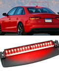 Center High Mount Stop Lamp Assembly For Audi A4 A4 Quattro 2009 2015 And S4 2010 2015 With 18 Red Lamp Bulbs close-up view