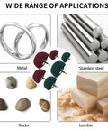 Six Pack Non Woven Abrasive Drill Buffing Wheel Set With 1/4 Inch Shank for metal, rocks, stainless steel, lumber polishing