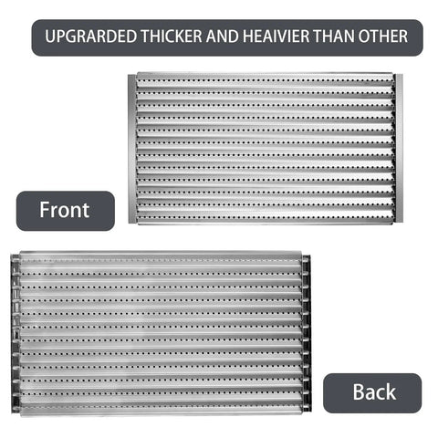 Heavy Duty Stainless Steel Emitter Plates For True Infrared Gas Grills Cook Smokin And Hold Heat Like A Champ With Rock Solid Even Distribution Upgraded Replacement Grill Parts