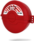 Gate Valve Lockout Kit For Six And A Half To Ten Inch Valves Heavy Duty Lockout Gear Red Tagout OSHA Compliant Impact Resistant