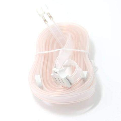 300 Ohm FM Antenna T Shape Dipole With Spade Terminal coiled on a white background