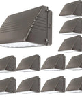 Legit 12 Pack Led Wall Pack Lights For Outdoor Commercial Areas With Dusk To Dawn Sensor Up To 125W, featuring a weather-resistant design.