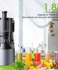 Super Dope 130Mm Wide Chute Masticating Cold Press Juicer For All Fruits Veggies 250W Self Feed Easy Clean Electric Juice Extractor in kitchen.