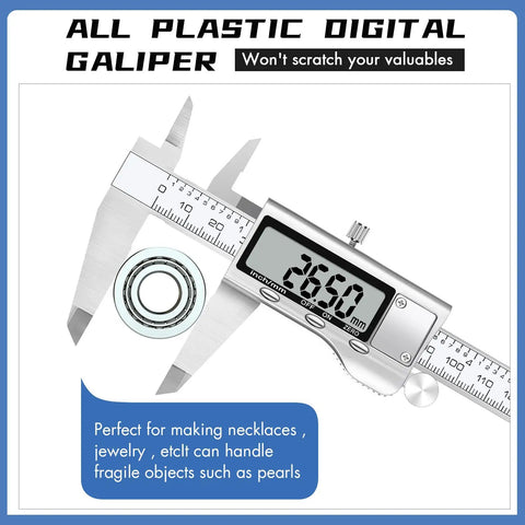 Handy Digital Caliper Measuring Tool With Large LCD Screen 6 Inch 150mm Stainless Steel Vernier Caliper for precise measurements