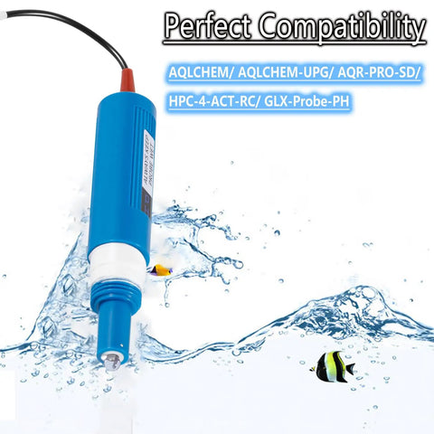 PH Probe Replacement For Hayward Sense And Dispense And Salt Chlorine Generators, Replaces AQL-CHEM AQL-CHEM-UPG AQR-PRO-SD HPC-4-ACT-RC