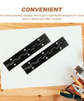 Beefy Heavy Duty Iron Piano Hinges 6 Inch With 0.04 Inch Blade Thickness For Cabinets Doors And Furniture Built To Last