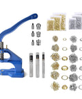 Hand Operated Grommet Press Kit With Three Dies 0 2 4 And 2400 Grommets For Banners Awnings Signs Posters Curtains DIY Crafts