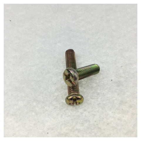 6Mm X 20Mm Flat Head Phillips Machine Screws White Zinc in heavy duty design, showcasing solid grip and cross drive for assembly components.