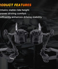 Rock Solid Rear Left and Right Suspension Ride Height Level Sensor 924-488 924-489 with product features for 2004-2010 SUVs