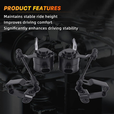Rock Solid Rear Left and Right Suspension Ride Height Level Sensor 924-488 924-489 with product features for 2004-2010 SUVs