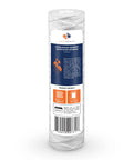 Whole House 5 Micron 10 By 2.5 Inch String Wound Sediment Filter Cartridge For Well Water Systems Replacement For WHKF-WHSW 25 Pack