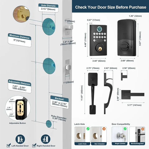 Secure Your Spot Fast With This Smooth Operator Smart Wifi Deadbolt Overview With Size And Compatibility Details