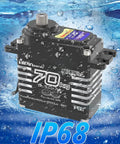 Beefy 70Kg High Torque Digital RC Servo With GX3270BLS 180 270 360 Degree Metal Gear IP68 Waterproof Brushless Motor Black
