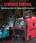140A Gasless Flux Core MIG Welder 3 In 1 MIG MMA TIG Capabilities Portable 110V IGBT Inverter Welder in use