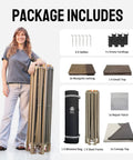 Package contents for 13 By 13 Pop Up Gazebo With Mosquito Netting Centerlok Six Sided Portable Canopy, including frame and accessories.