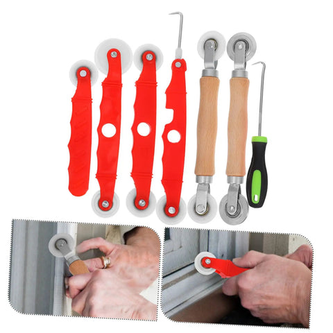Window Screen Repair Tool Kit Spline Roller Set For Quick And Precise Screen Fixes, DIY Replacement Kit with assorted tools
