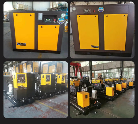 Heavy Duty Industrial Electric Air Compressor With Mobile Screw Design For Construction Mining And Drilling. Features Stable Output And Sustained Performance To Handle Tough Infrastructure Maintenance Jobs. Reliable Durability Built For Demanding