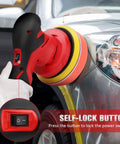 Cordless Car Buffer Polisher Kit With Six Speed Rotary Polisher Pro Grade No Cord Detailing Tool 120W Motor polishing car