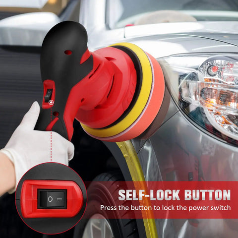 Cordless Car Buffer Polisher Kit With Six Speed Rotary Polisher Pro Grade No Cord Detailing Tool 120W Motor polishing car