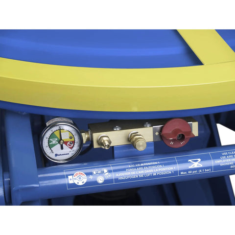 Control panel detail of EZ Loader Automatic Pallet Positioner With 43 Inch Rotating Top And Auto Height Adjustment From 10.5 To 30.5 Inches