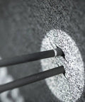 Close-up of arrows piercing GenZ XL 20 Inch Youth Archery Target For Beginners Up To 40 Lb Bows, showing easy arrow removal design.