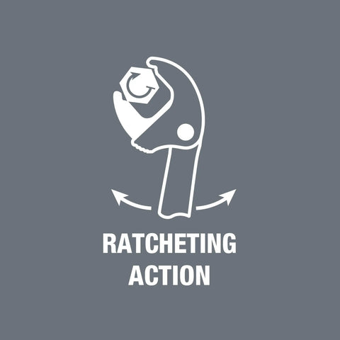 Illustration of ratcheting action for 6004 Joker XL Self Setting Spanner Auto Grip Adjustable Wrench