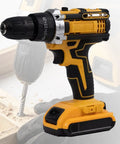 Heavy Duty Brushless Cordless Electric Drill Featuring Pro Level Torque Control And Snappy Variable Speed Trigger designed for tough DIY tasks.